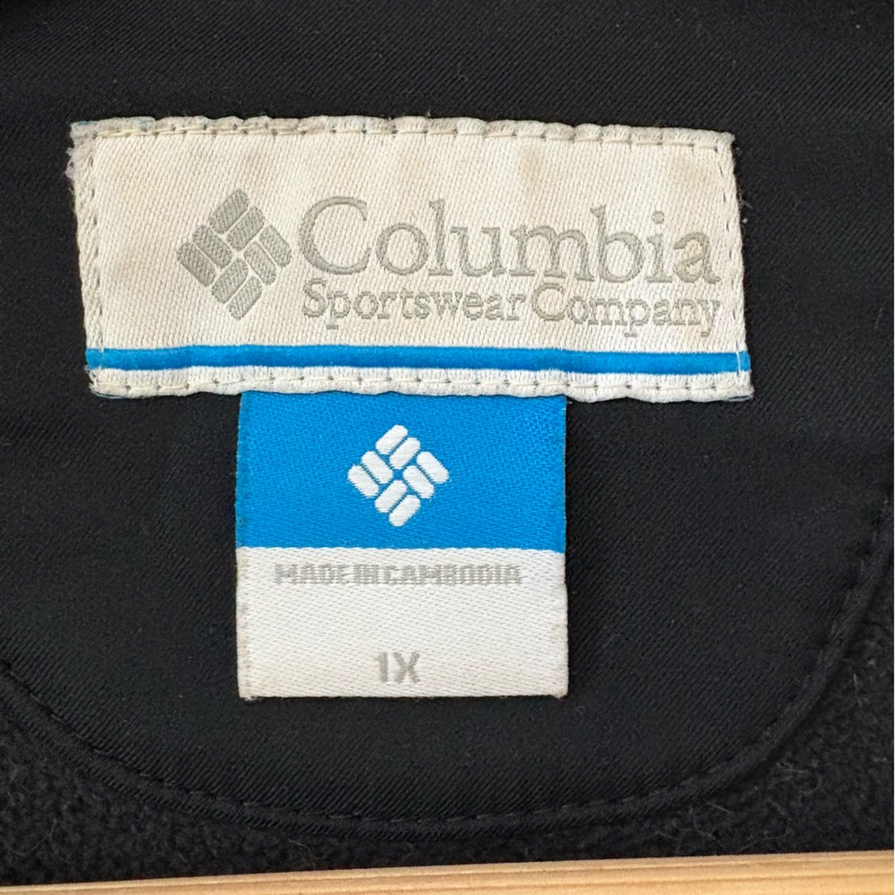 Columbia Women’s Black Omni-Shield Softshell Windbreaker Jacket Size 1X - Picture 4 of 6